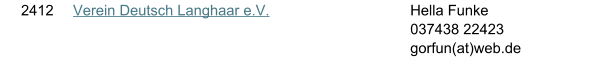 2412 Verein Deutsch Langhaar e.V. Hella Funke 037438 22423 gorfun(at)web.de